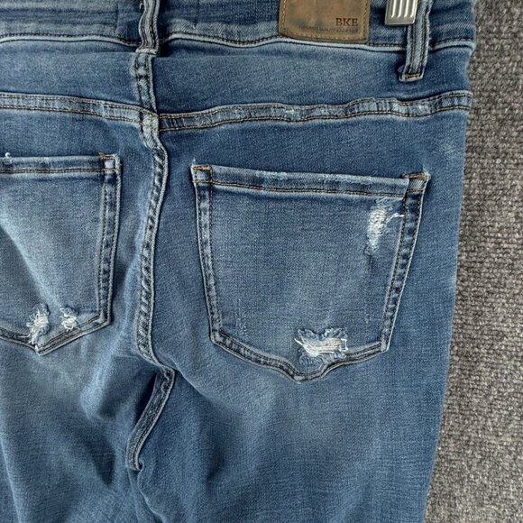 BKE Parker Jeans Women Blue Denim High Rise Ankle Skinny Adult ACTL 27X25 - Picture 11 of 15